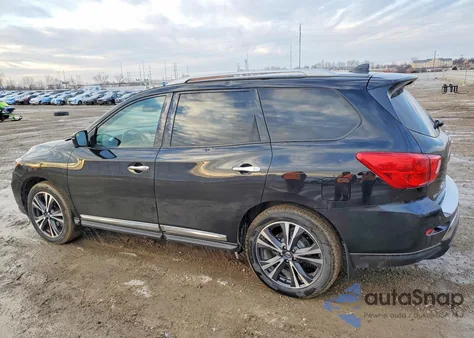2020 Nissan Pathfinder Platinum из США, поврежденный, VIN 5N1DR2DM7LC610850